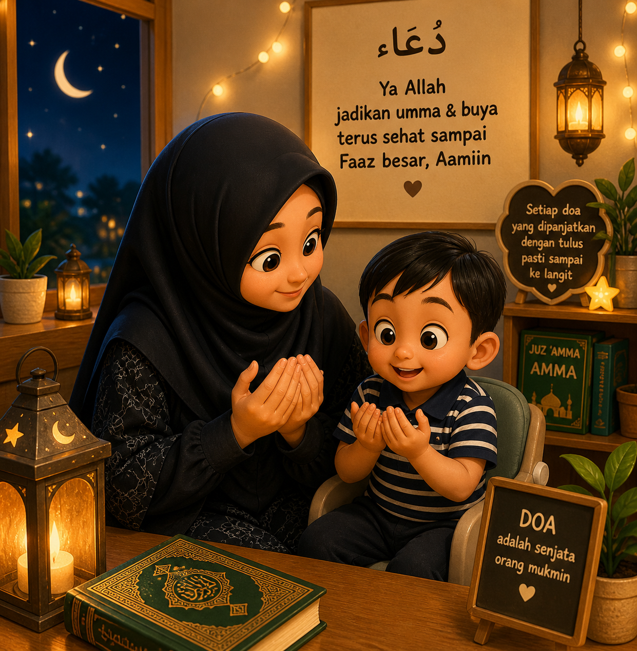 Surat ibu watercolor